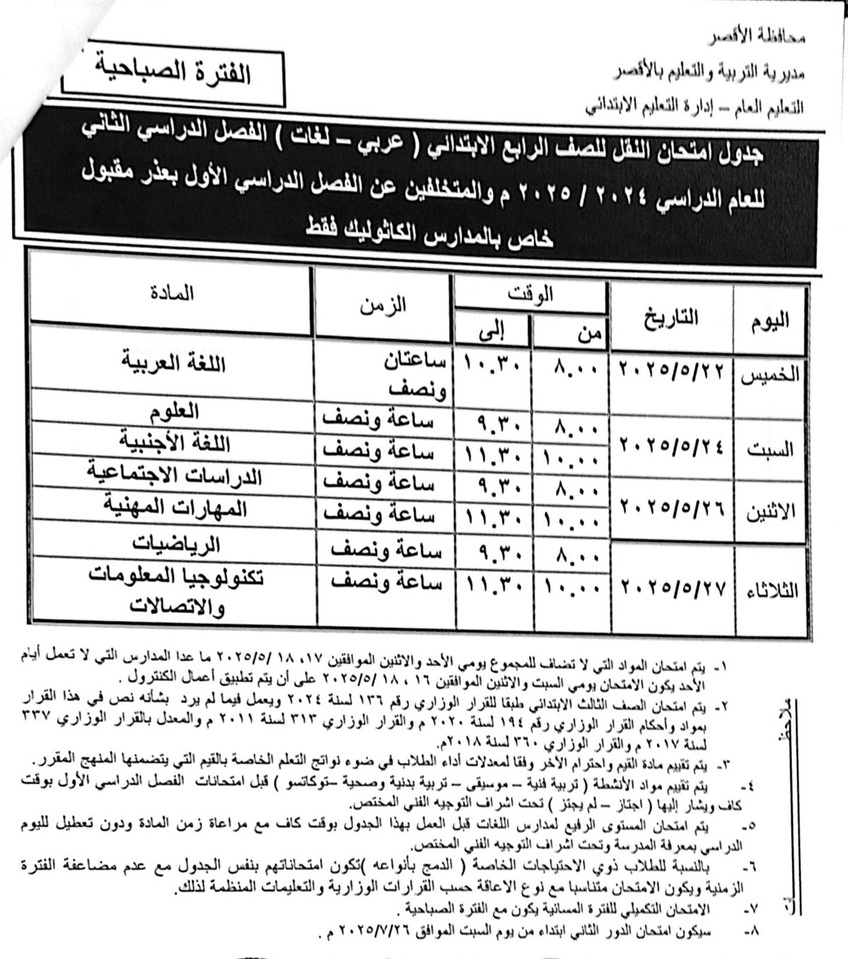 المرحلة الابتدائية