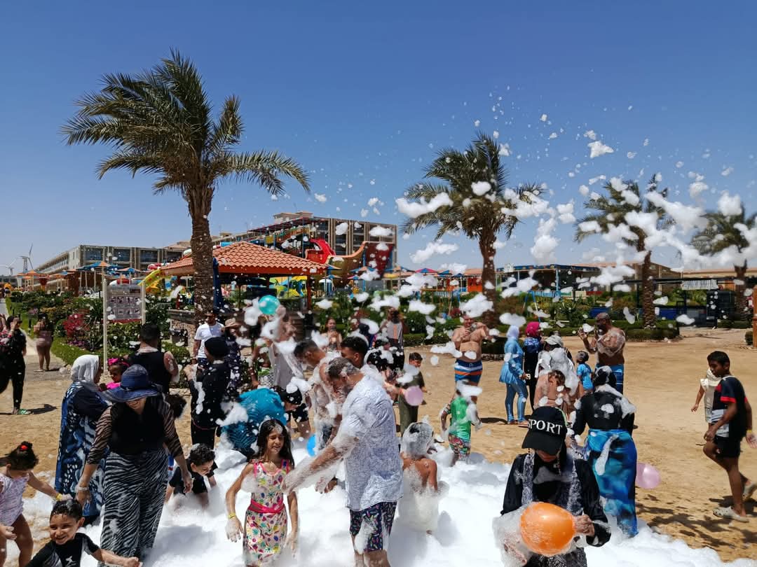 حفلات الفوم بارتى بفنادق وشواطئ الغردقة 