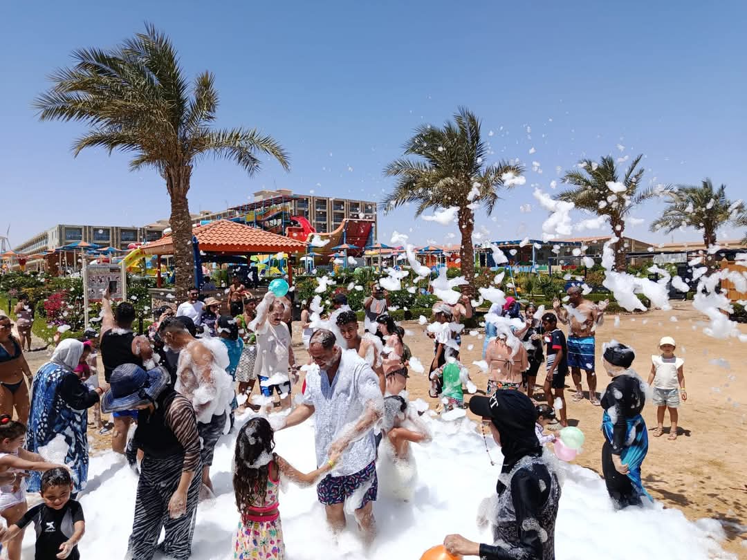 حفلات الفوم بارتى بفنادق وشواطئ الغردقة 