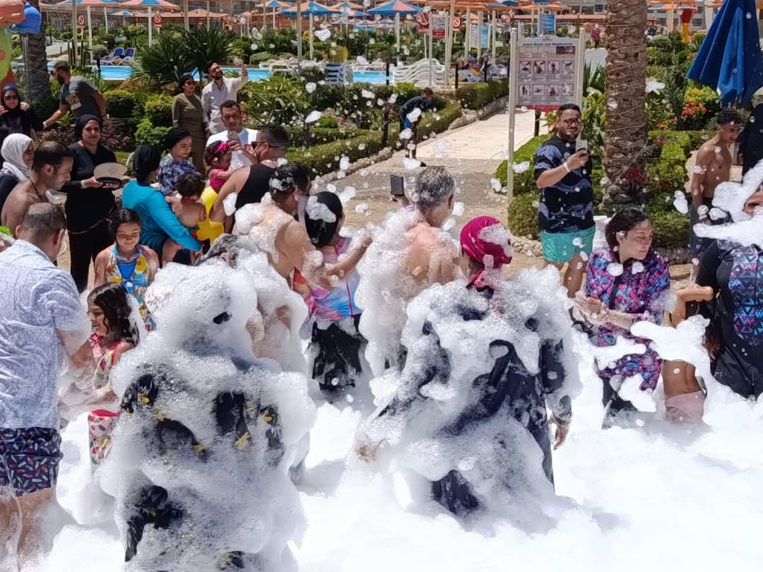 حفلات الفوم بارتى بفنادق وشواطئ الغردقة 