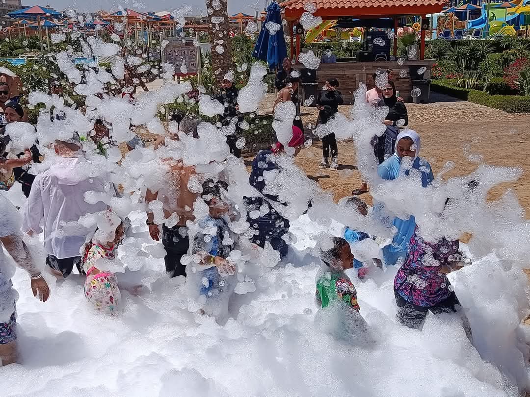 حفلات الفوم بارتى بفنادق وشواطئ الغردقة 