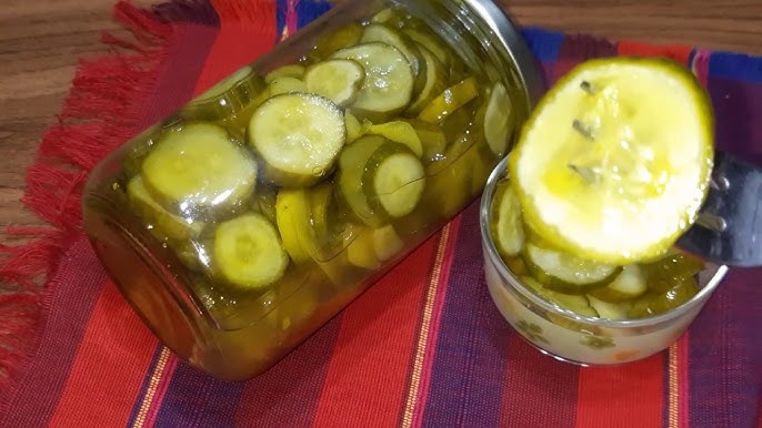 طريقة عمل مخلل الخيار شرائح