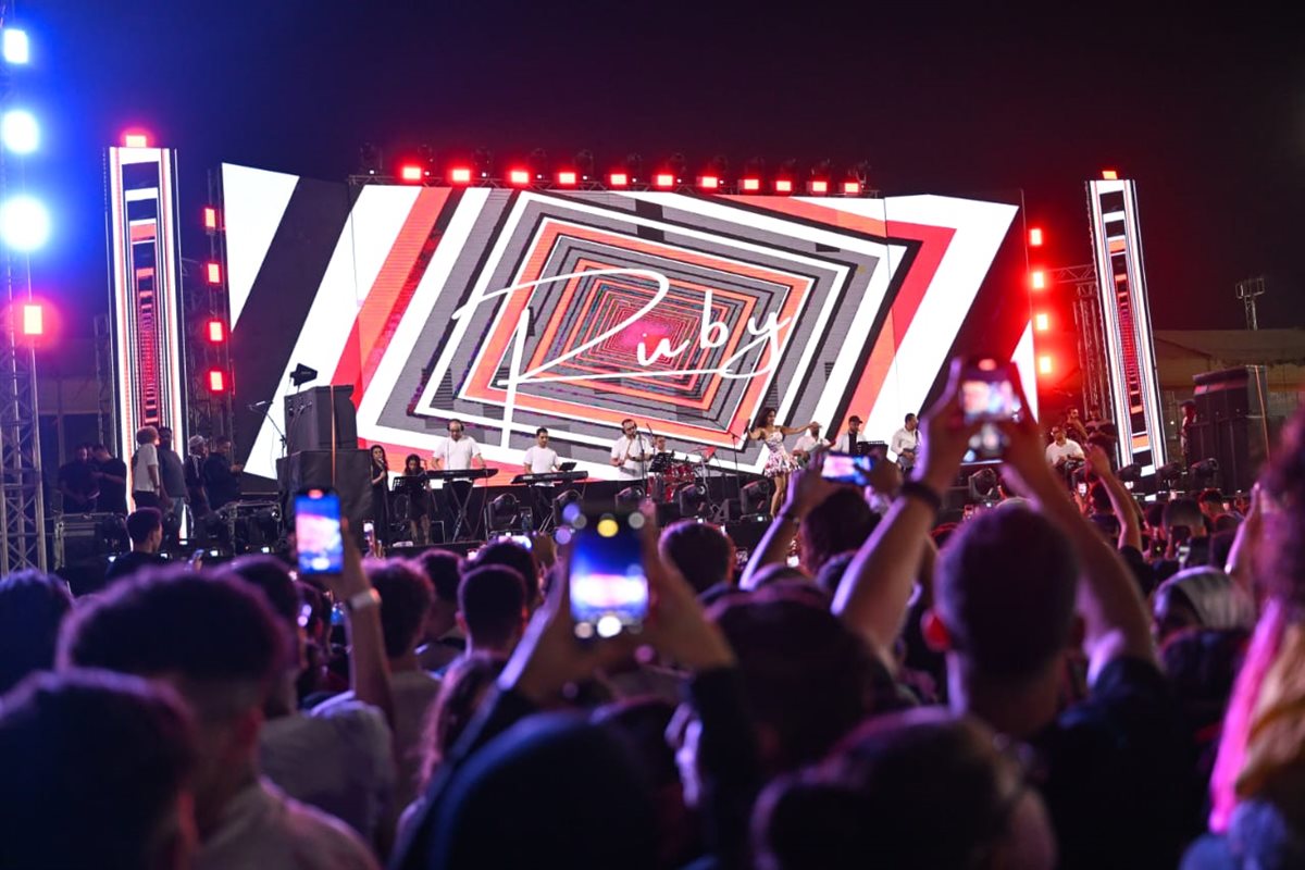 لقطات من حفل روبي في نادي وادي دجلة بالمعادي (9)