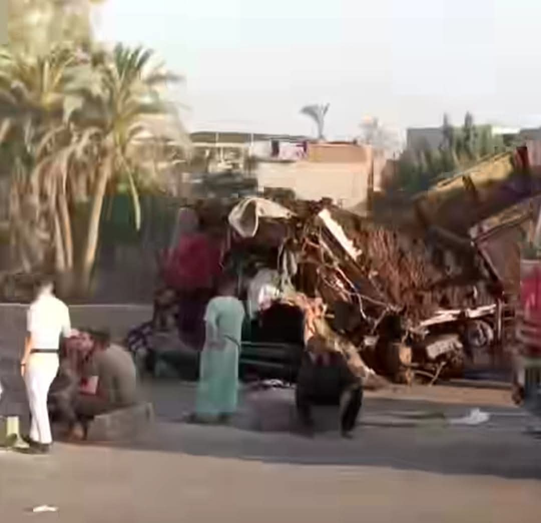 حادث الطريق الإقليمي بالمنوفية 