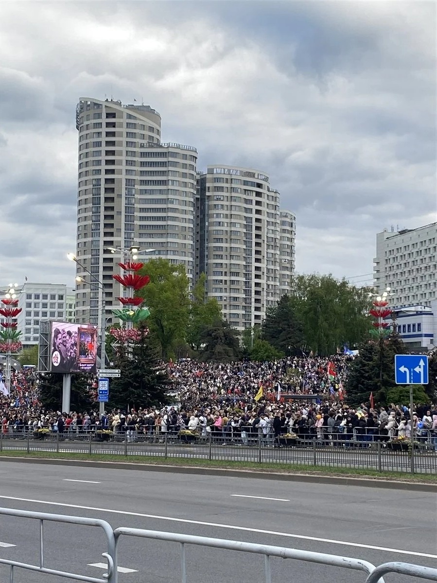 العرض العسكري في بيلاروسيا 
