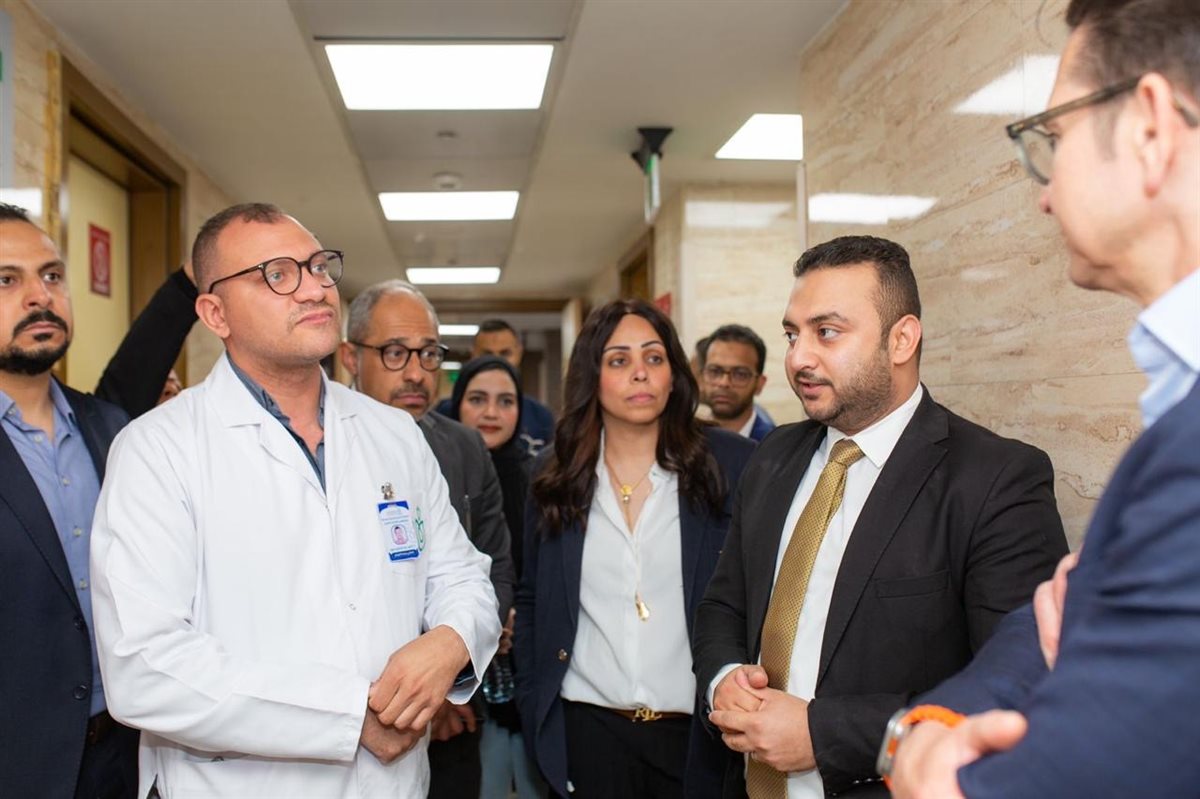 وفد طبي المانى في زيارة للأقصر