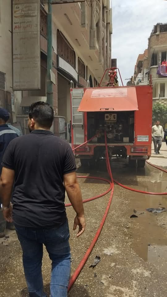 السيطرة على حريق مسجد بالمنوفية