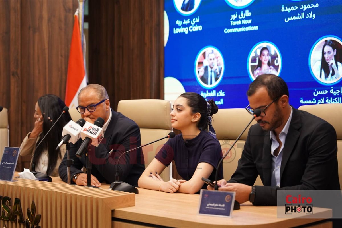 ياسمين العبد في ندوة خاصة لمسلسل لام شمسية بجامعة MSA