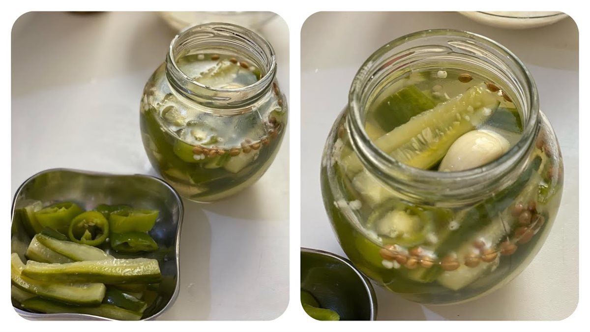 مخلل خيار الشاورما