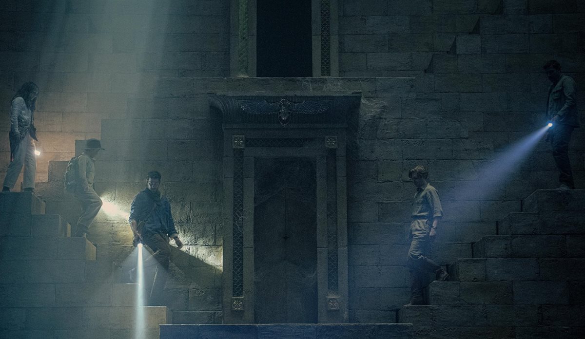 مشاهد من كواليس تصوير فيلم Fountain of &nbsp;Youth في أهرامات الجيزة