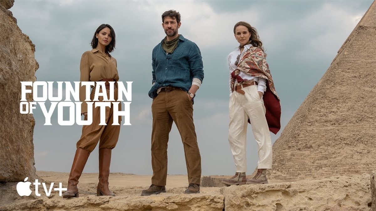 مشاهد من كواليس تصوير فيلم Fountain of &nbsp;Youth في أهرامات الجيزة