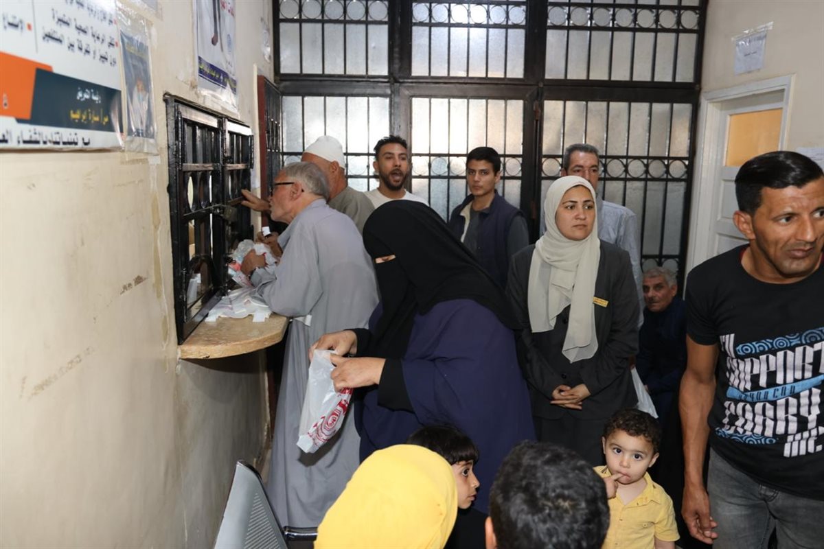 محافظ المنوفية خلال جولته