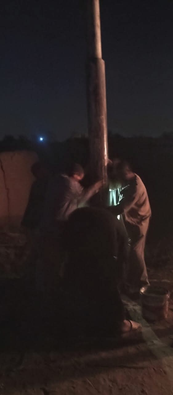 سقوط أسلاك كهربائية وأعمدة إنارة في المنوفية