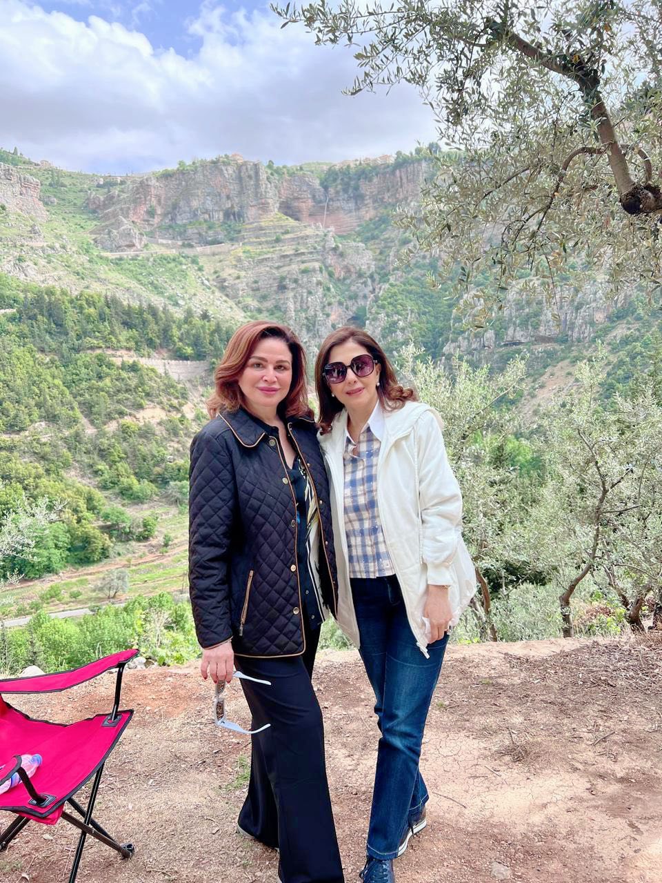 جولة خاصة لـ إلهام شاهين وماجدة الرومي وكلوديا مارشيليان في لبنان