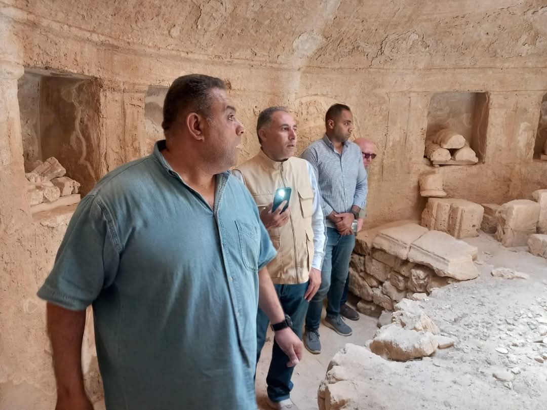 جانب من الجولة الأثرية 