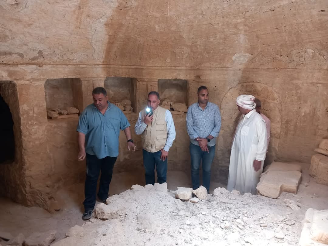 جانب من الجولة الأثرية 