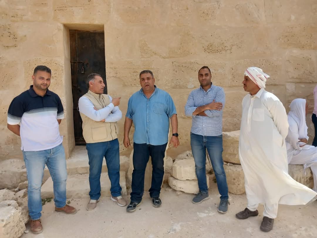 جانب من الجولة الأثرية 