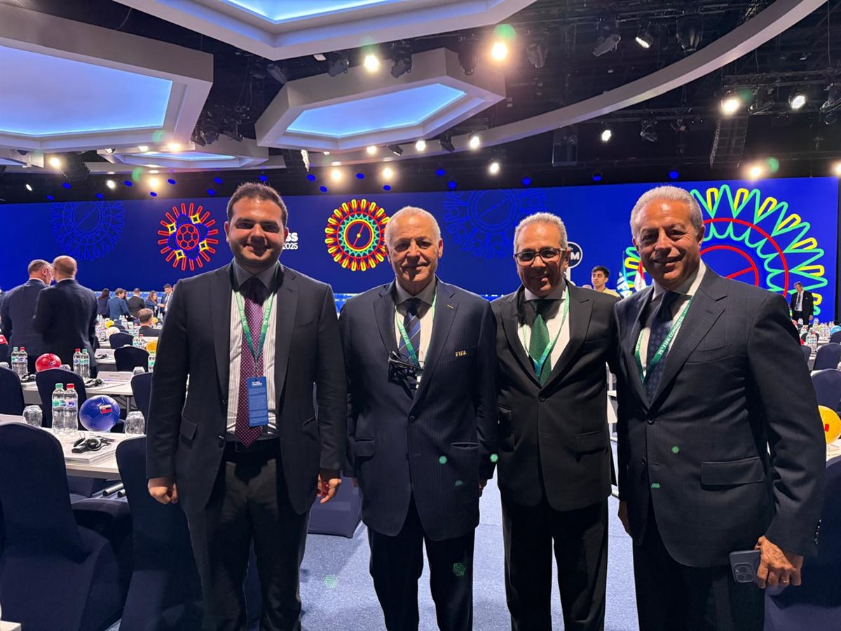 أبوريدة ووفد اتحاد الكرة في كونجرس فيفا