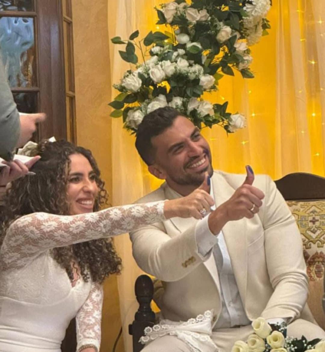 الشاعرة الغنائية منة عدلي القيعي تحتفل بقعد قرانها على يوسف حشيش