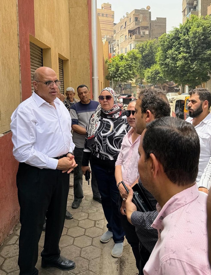 نائب محافظ القاهرة يتابع أعمال تطوير السوق الحضاري بحي بولاق أبو العلا