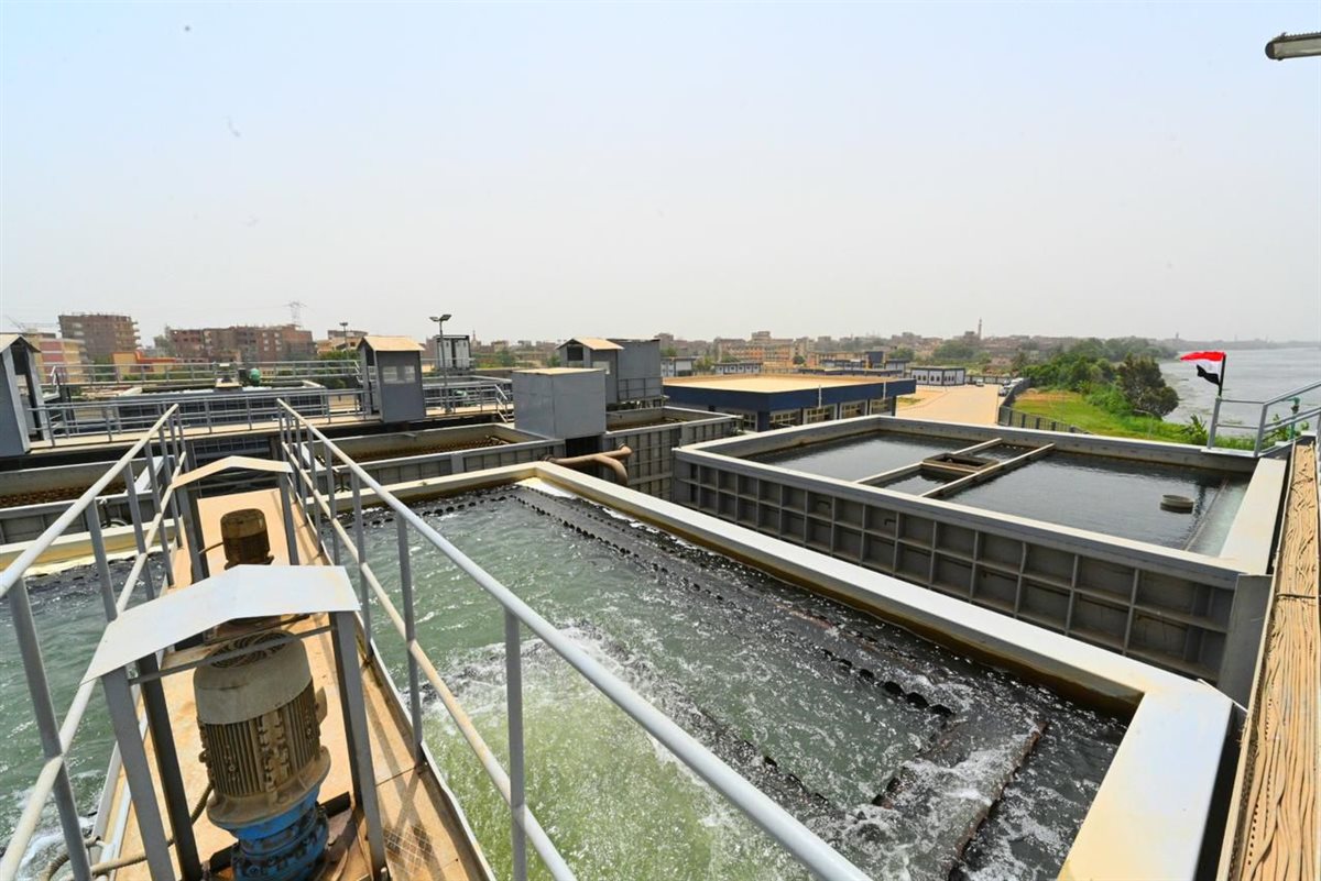  محطة مياه منشأة القناطر 