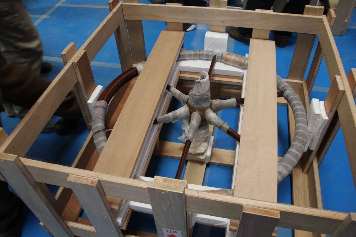 صور خلال نقل إحدي العربات من المتحف المصري بالتحرير إلى المتحف المصري الكبير 