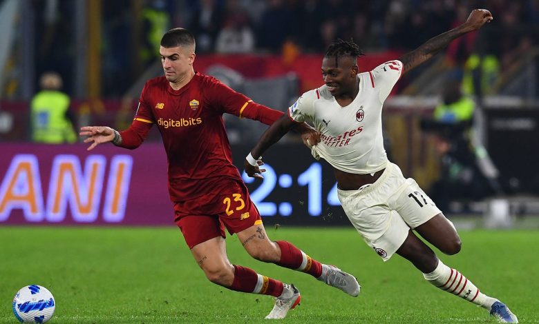 القنوات الناقلة لمشاهدة بث مباشر مباراة ميلان وروما اليوم في الكلاسيكو الإيطالي