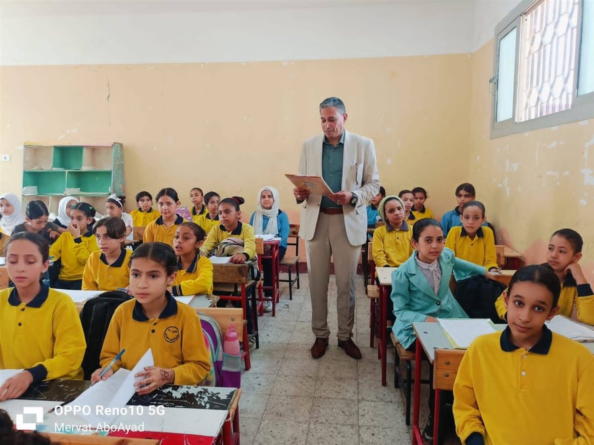 جولة وكيل وزارة التعليم في الجيزة