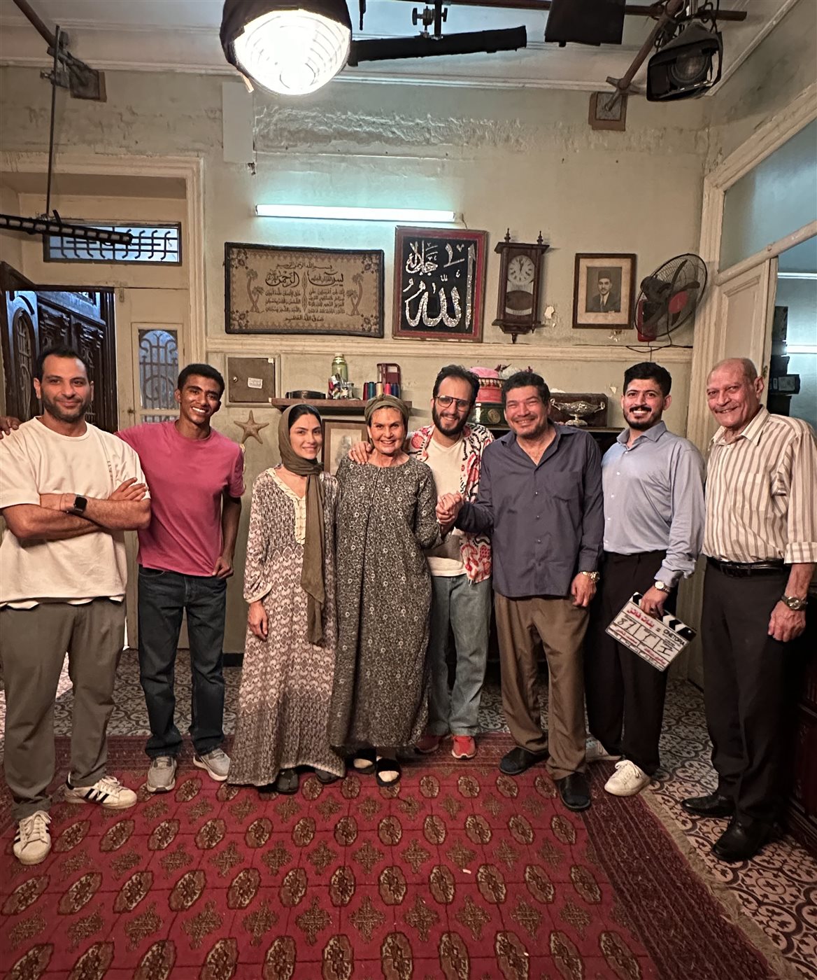 الصور الأولى من كواليس فيلم بنات فاتن لـ يسرا وباسم سمره وهدي المفتي