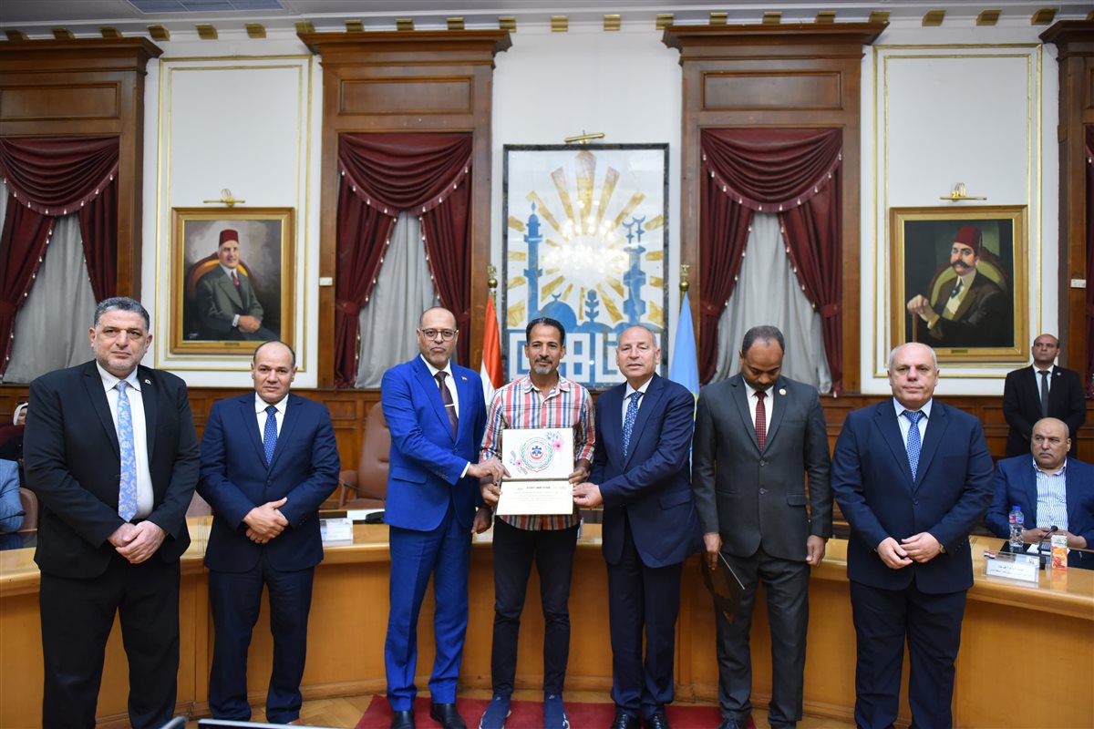 جانب من التكريم 