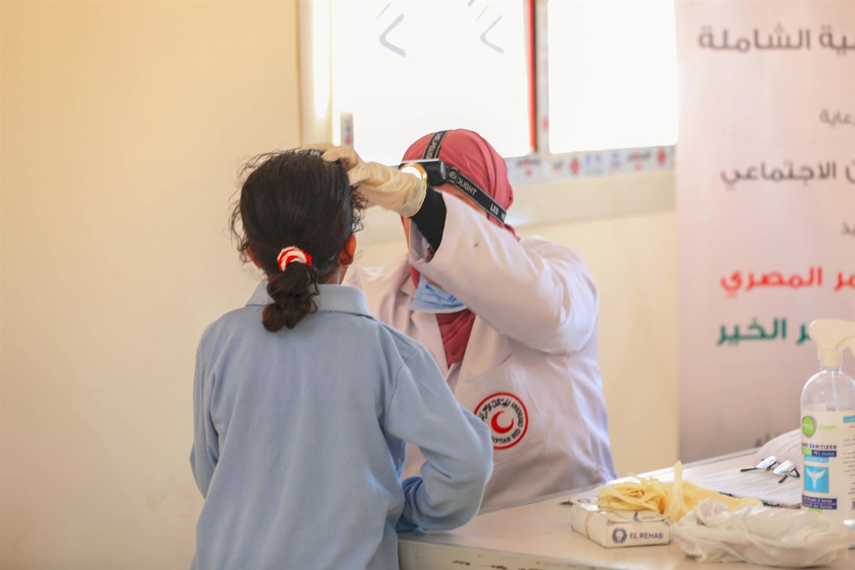 جانب من الكشف الطبي