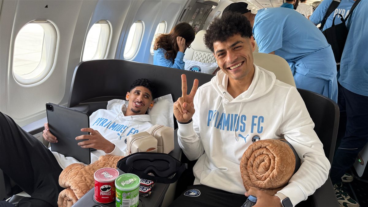 سفر لاعبو بيراميدز