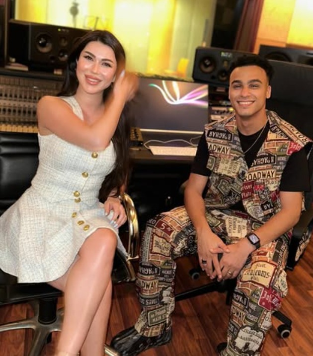 بعد فترة من الخلافات.. تصالح مصطفى حدوتة ولميس كان صاحبة أغنية مسيطرة&nbsp;