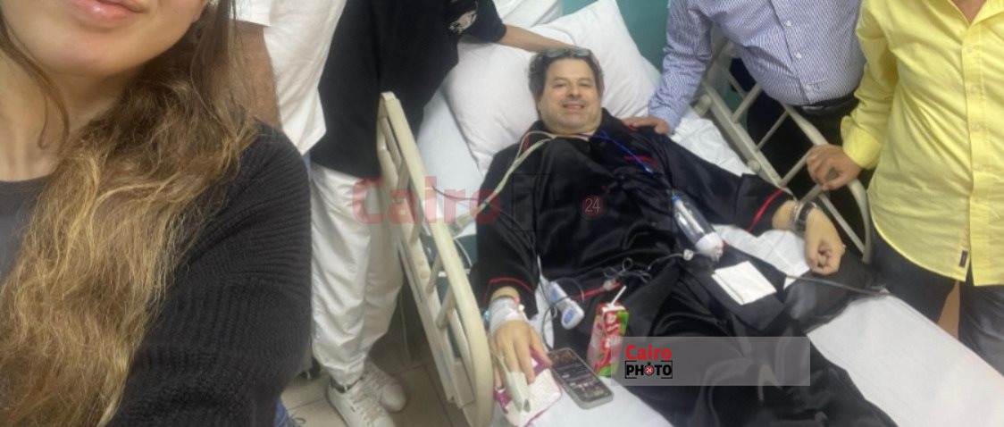 خضوع عاطف عوض لعملية جراحية دقيقة في الحجاب الحاجز|خاص