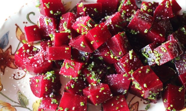 مقادير عمل سلطة البنجر