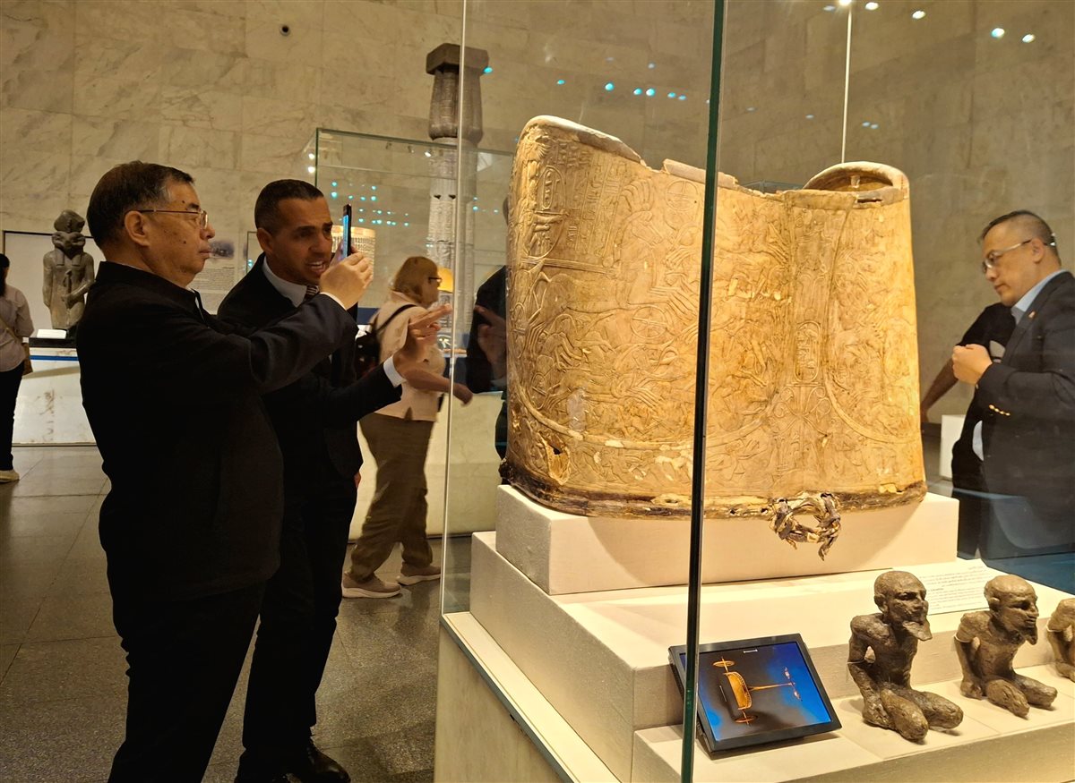 متحف الحضارة يستقبل وفدًا رفيع المستوى من الحزب الشيوعي الصيني