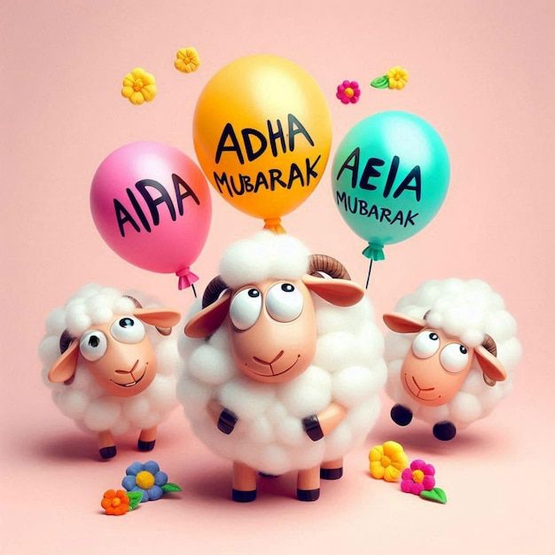 بطاقة تهنئة جاهزة لعيد الأضحى