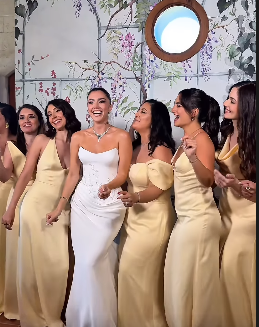 أصدقاء ستيفاني عطا الله يحتفلون بزفافها