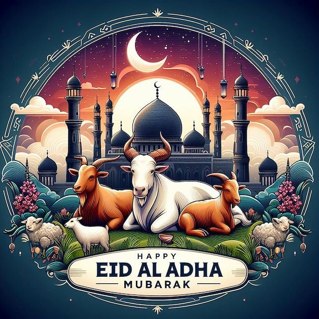 بطاقة تهنئة بالعيد بالاسم