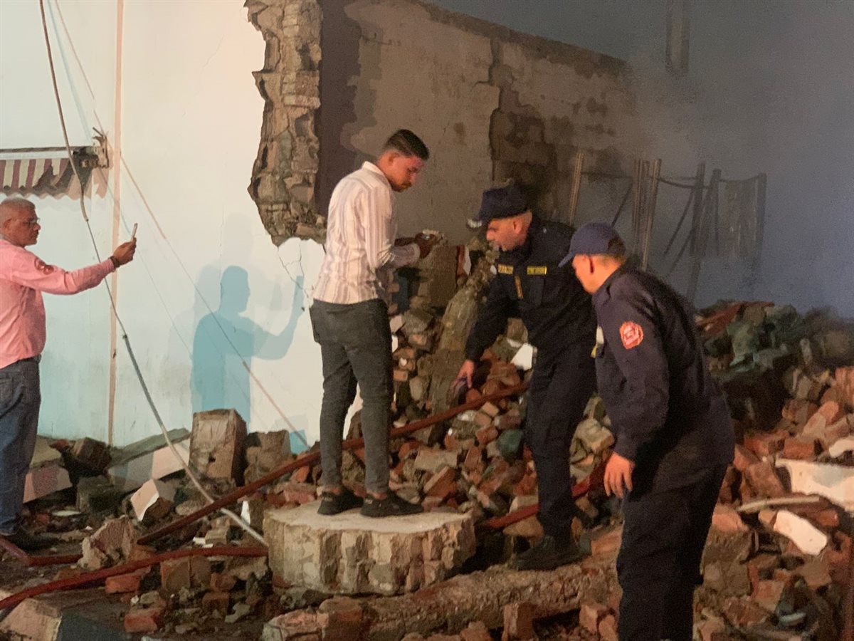 حريق بمخزن بمنطقة الاستثمار ببورسعيد