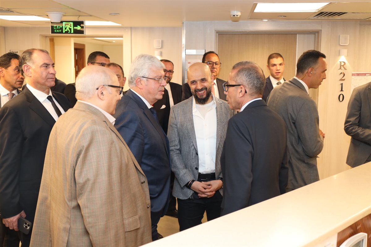 وزير التعليم العالي يتفقد مستشفى سعاد كفافي الجامعي