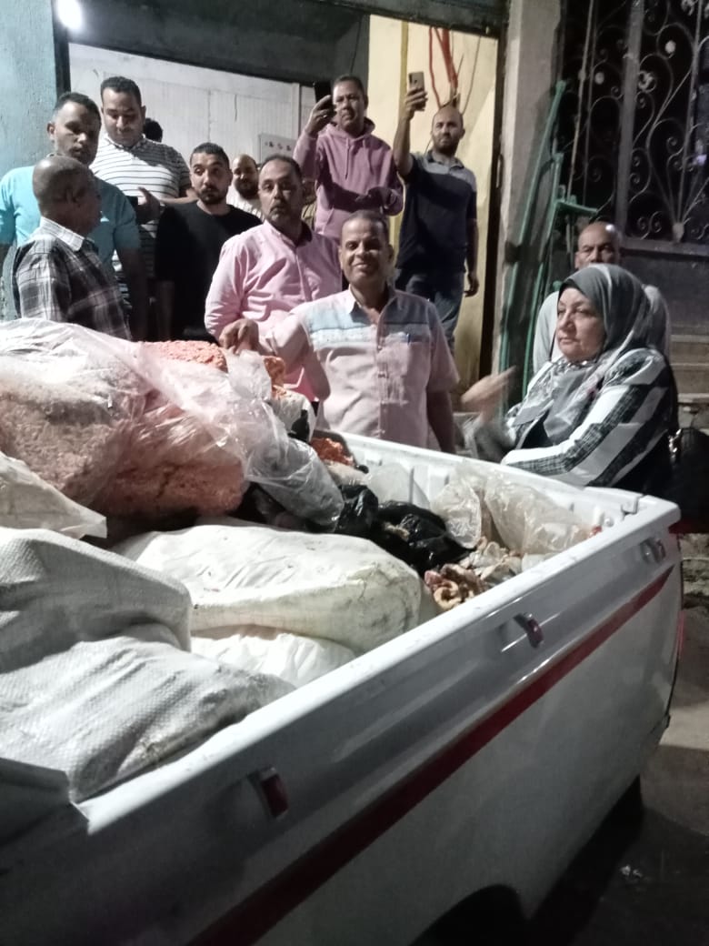 ضبط أطنان اللحوم والدواجن الفاسدة&nbsp;