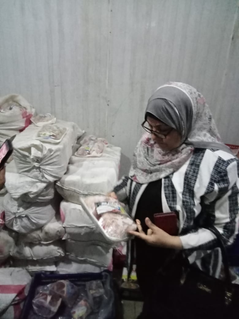 ضبط أطنان اللحوم والدواجن الفاسدة&nbsp;