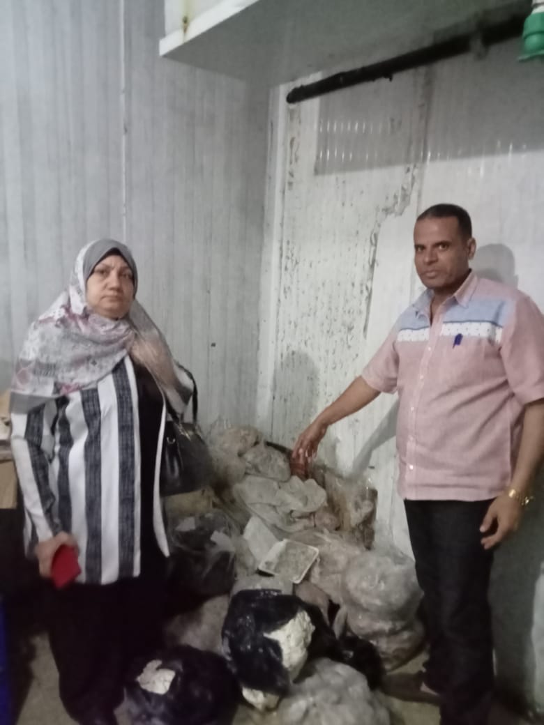 ضبط أطنان اللحوم والدواجن الفاسدة&nbsp;