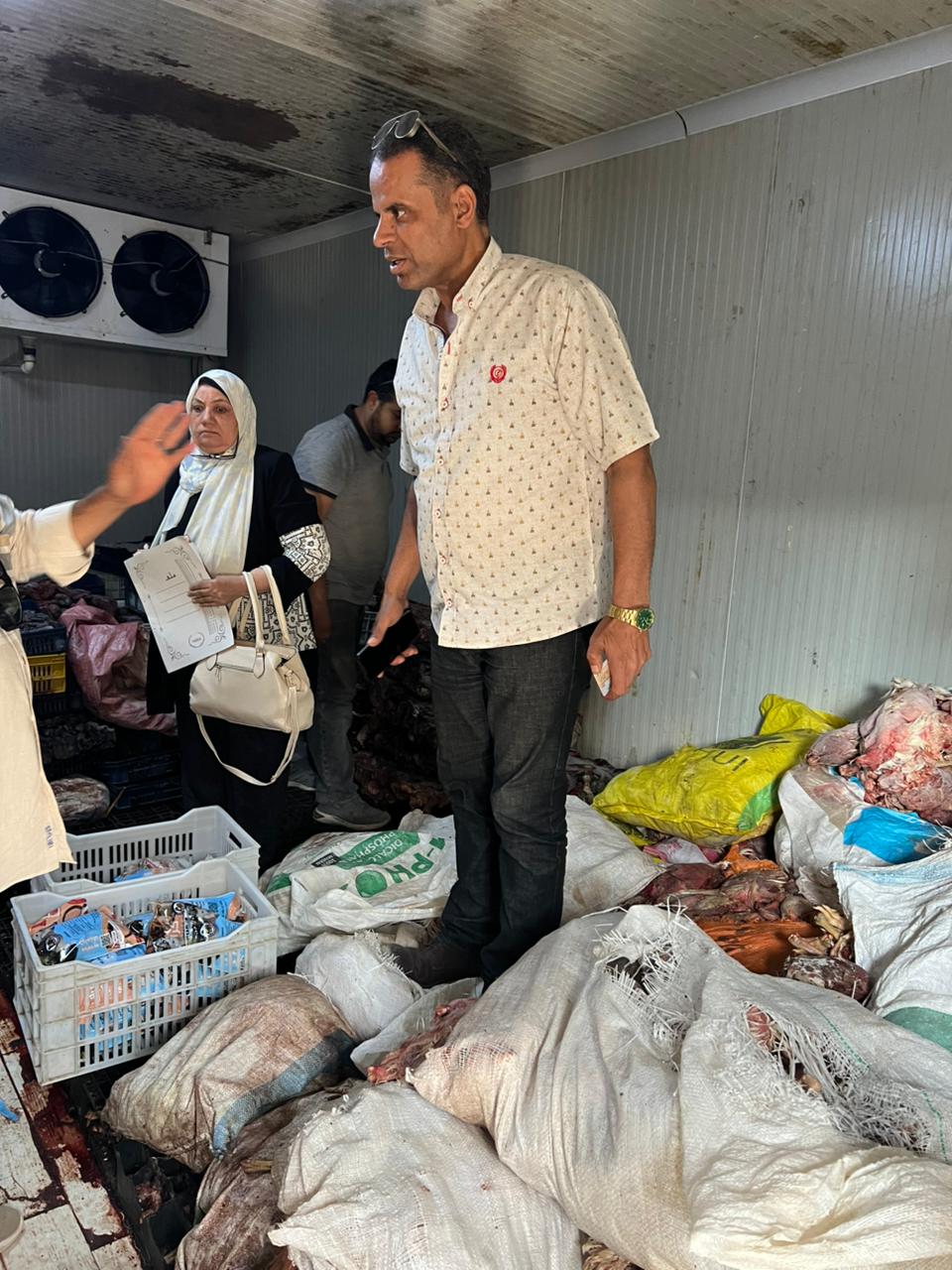 ضبط أطنان اللحوم والدواجن الفاسدة&nbsp;