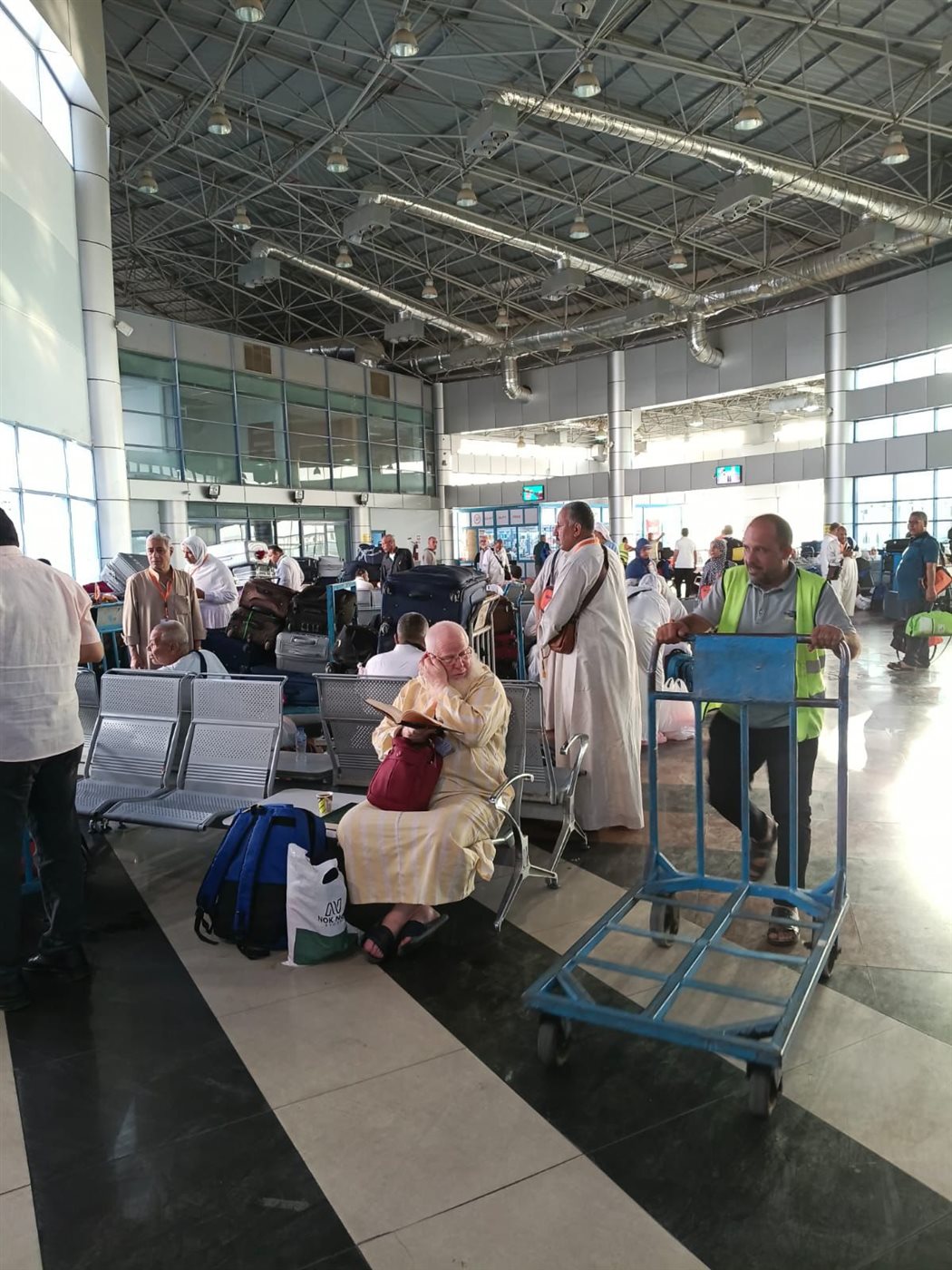 سفر الفوج الثامن من الحجاج  عبر ميناء نويبع 