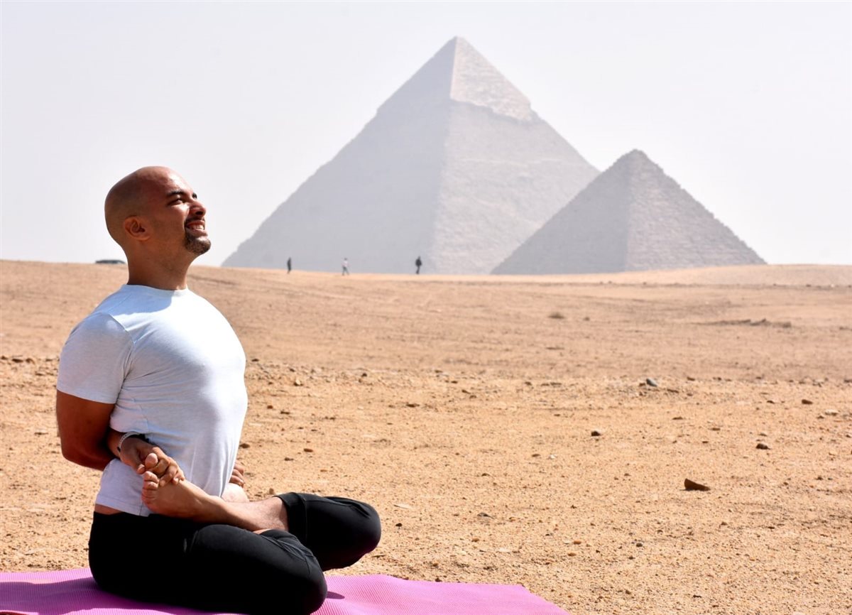 ماراثون اليوجا في مصر