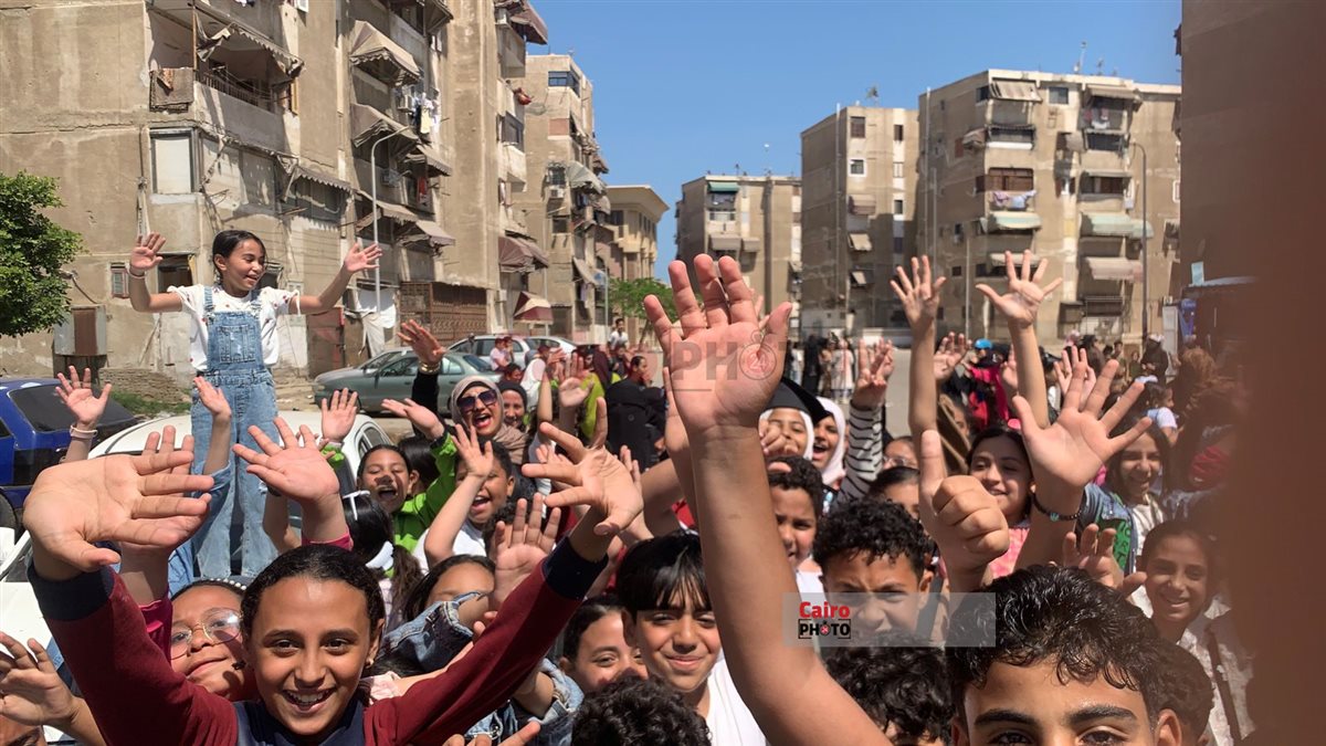 فرحة الطلاب بانتهاء الامتحانات ببورسعيد 