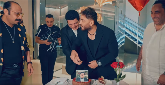 تامر حسني يحتفل بعيد ميلاد باسم سمرة