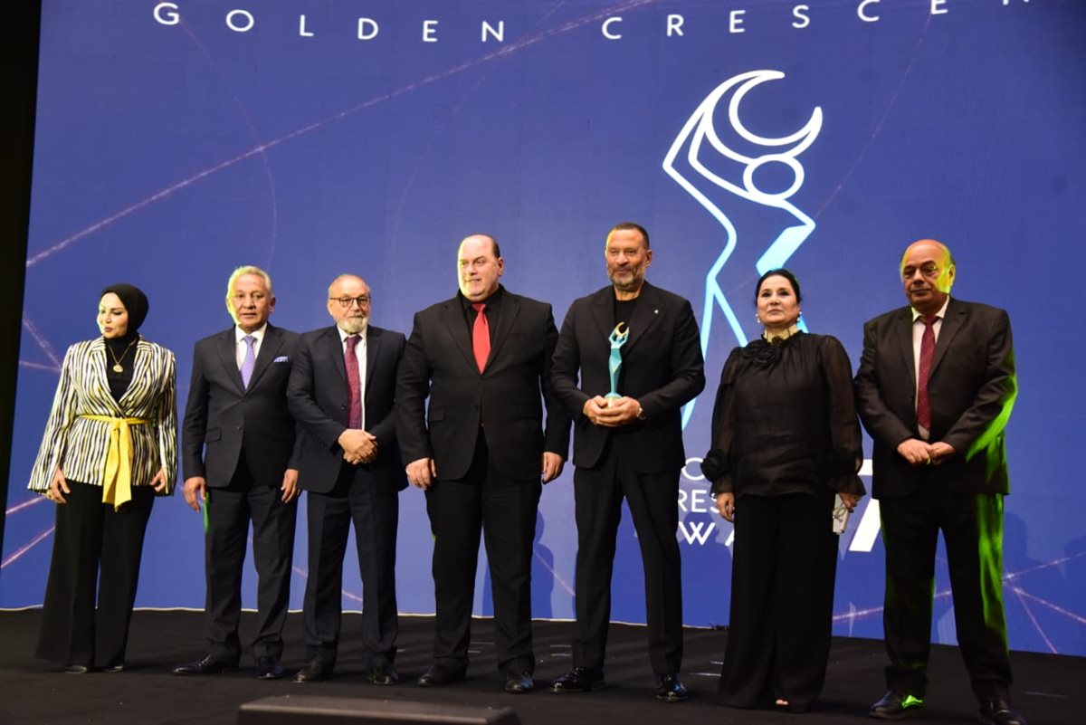 لقطات من حفل توزيع جوائز مهرجان الهلال الذهبي بالعراق